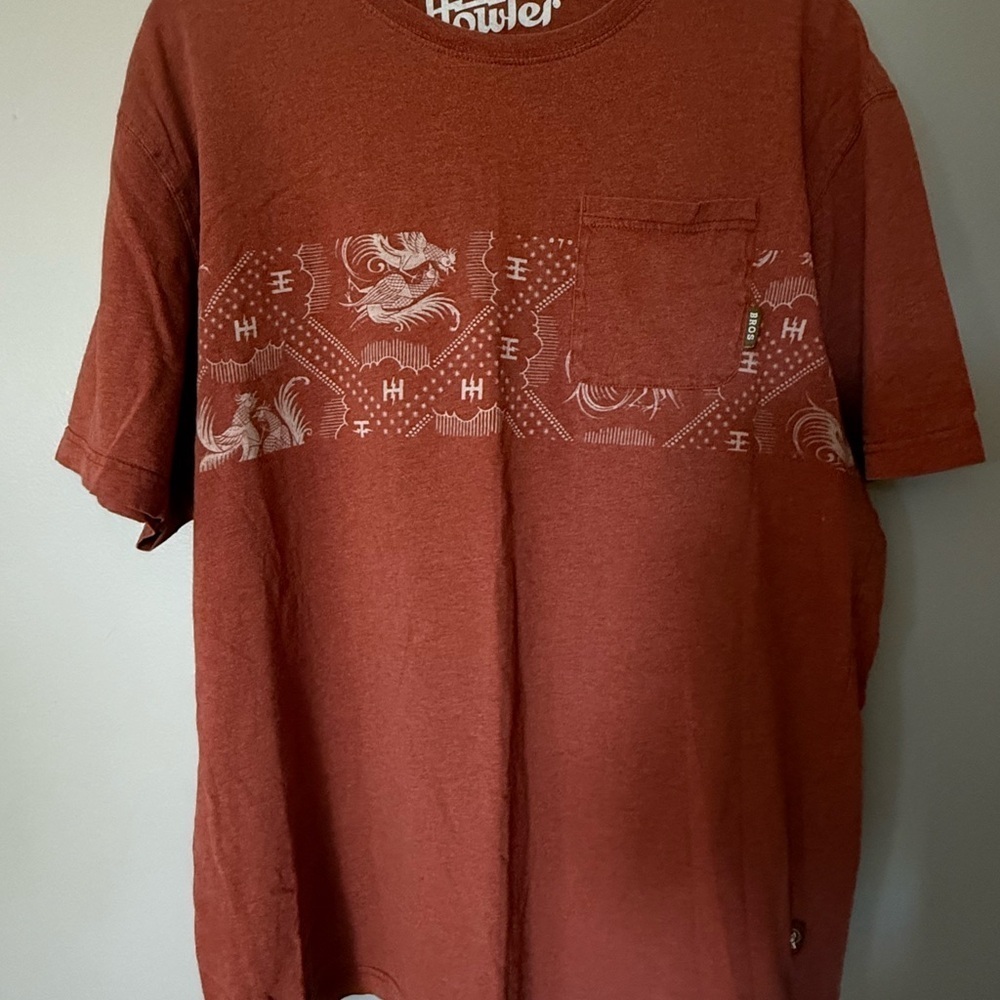 Howler Brothers Brick Red Graphic Tee